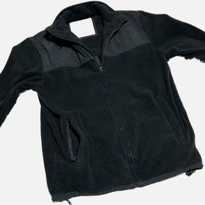 Aeropostale Black Fleece Zip Up Coat Jacket
